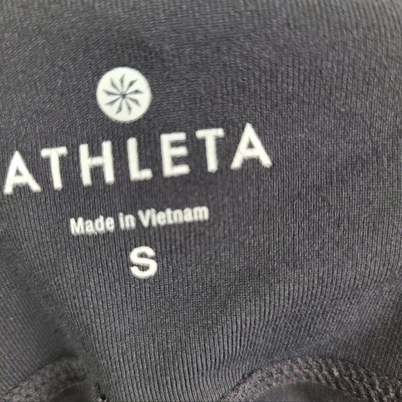 Athleta Plie Tights Leggings Black Gray S - Picture 5 of 5